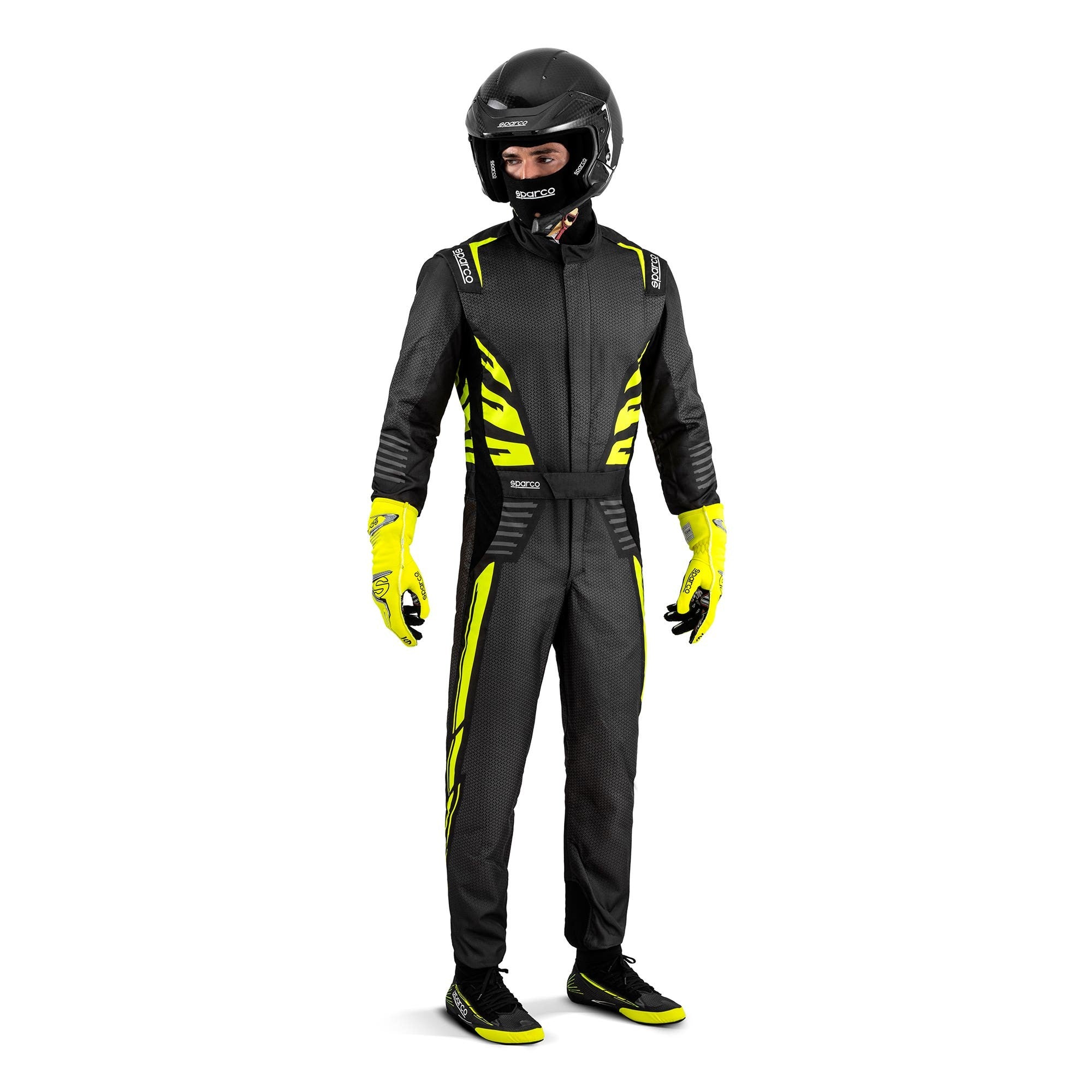 Traje De Carreras Sparco Infinity 5.0 Talla 56 Gris Oscuro/Amarillo Fluor - Sparco original VRM Motorsports imagen 1