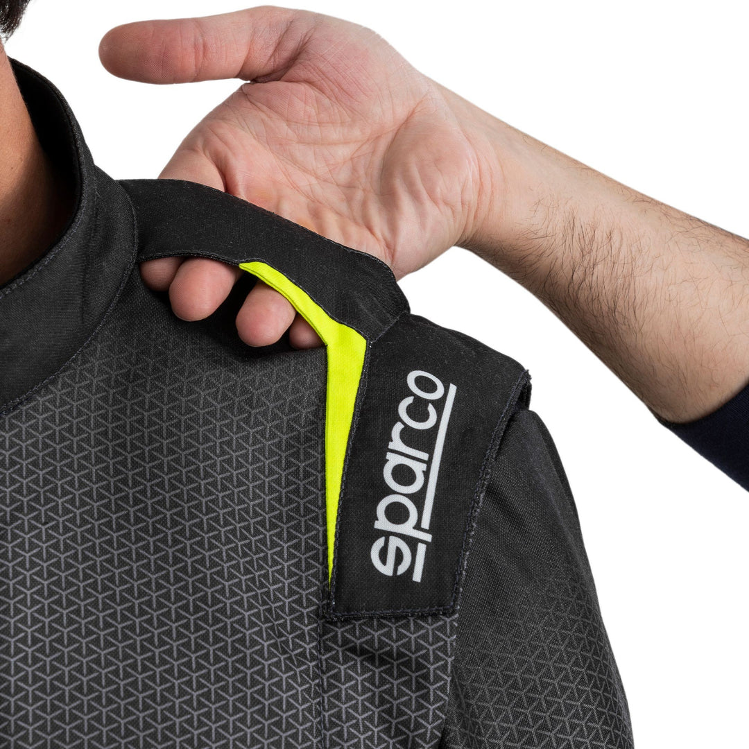 Traje De Carreras Sparco Infinity 5.0 Talla 60 Gris Oscuro/Amarillo Fluor - Sparco original VRM Motorsports imagen 4