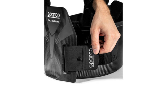 Costillar Sparco Pro Carbon FIA 8870-2018 Talla S Negro - Sparco original VRM Motorsports imagen 3