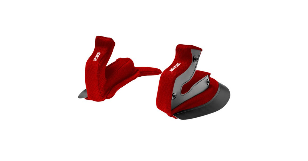 Almohadillas Mejillas Sparco Para Casco RF-10W Rojo 20Mm - Sparco original VRM Motorsports imagen 1