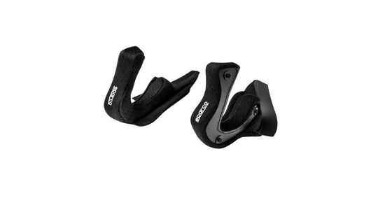Almohadillas Mejillas Sparco Para Casco Rj Negro 20Mm - Sparco original VRM Motorsports imagen 1
