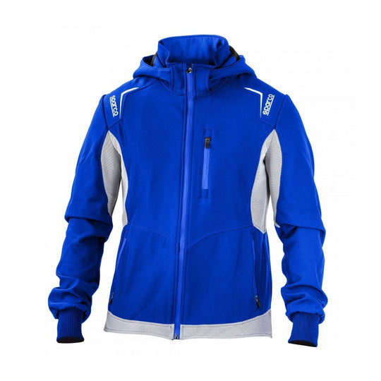 CHAQUETA SPARCO SOFT SHELL AZUL TALLA XL
