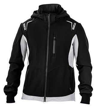 CHAQUETA SPARCO SOFT SHELL NEGRO TALLA M