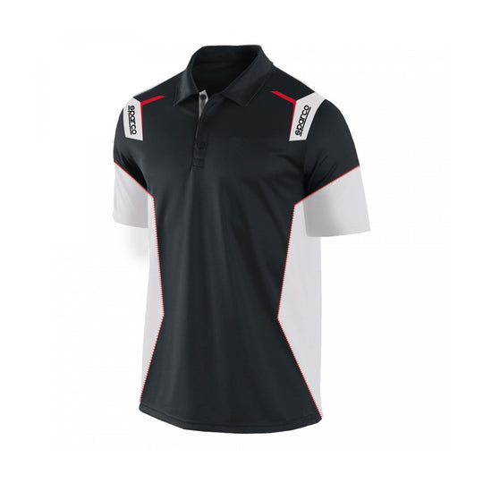 SPARCO POLO SPARCO MANGA CORTA NEGRO TALLA XXXL