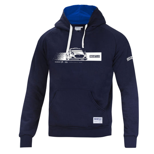 SPARCO KAPUZENPULLOVER M-SPORT GRÖSSE XL MARINEBLAU