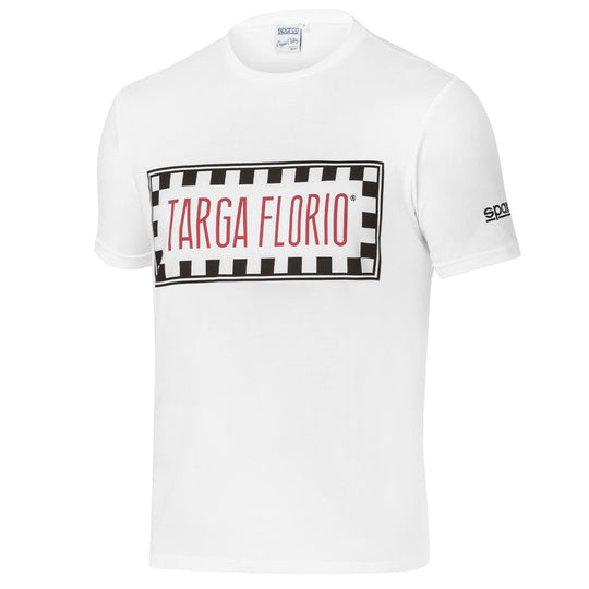 SPARCO TARGA FLORIO T-SHIRT GRÖSSE XL WEISS