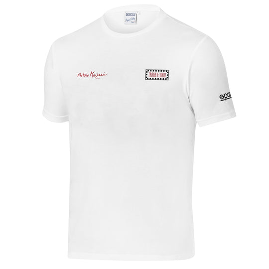 CAMISETA SPARCO ARTURO MERZARIO TALLA XXL BLANCA