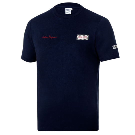 SPARCO ARTURO MERZARIO T-SHIRT SIZE XS NAVY BLUE