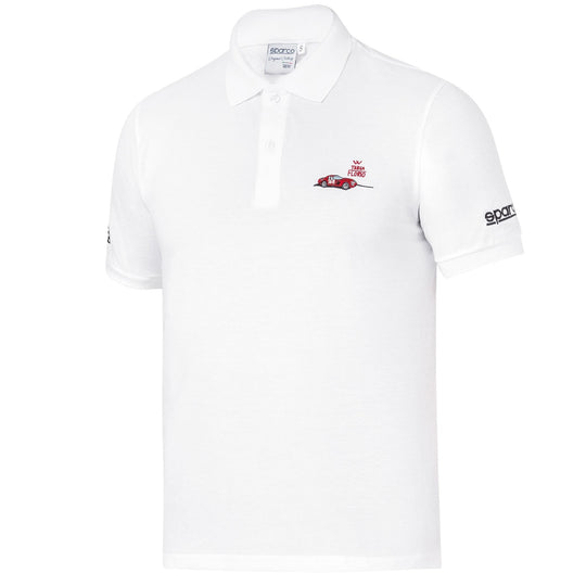 POLO SPARCO TARGA FLORIO TALLA M BLANCO