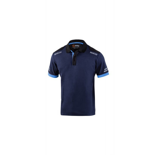 POLO TW TALLA XXXL AZUL MARINO/NARANJA