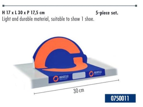DISPLAY SPARCO PARA PEDALES 3 PIEZAS