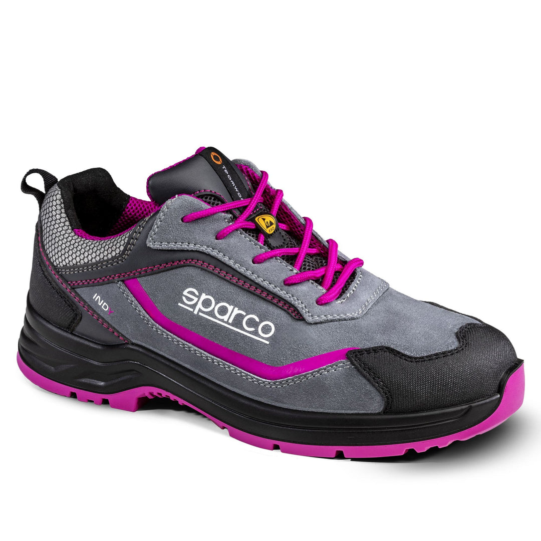 Zapato Seguridad Sparco Indy Danica S3 Talla 35 Gris/Fucsia - Sparco original VRM Motorsports imagen 1