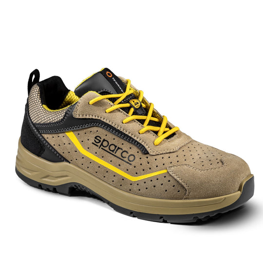 Zapato Seguridad Sparco Indy Colton S1P Esd Talla 38 Tan/Amarillo - Sparco original VRM Motorsports imagen 1