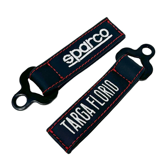 RED LEATHER KEYCHAIN