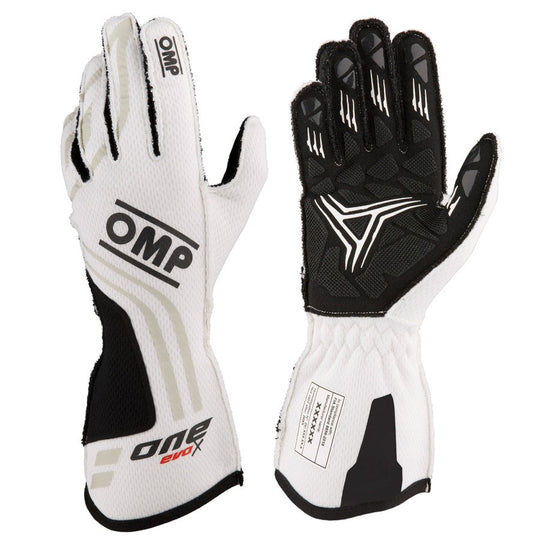 GUANTES OMP ONE EVO-X MY24 FIA 8856-2018 BLANCO TALLA S - OMP original VRM Motorsports imagen 1