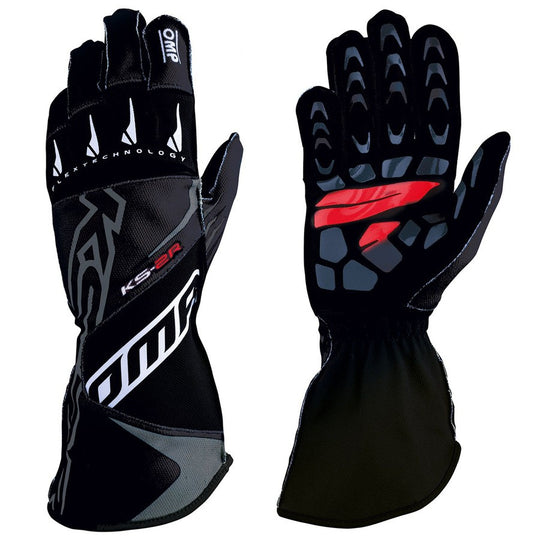 GUANTES OMP KART KS-2R NEGRO TALLA S - OMP original VRM Motorsports imagen 1