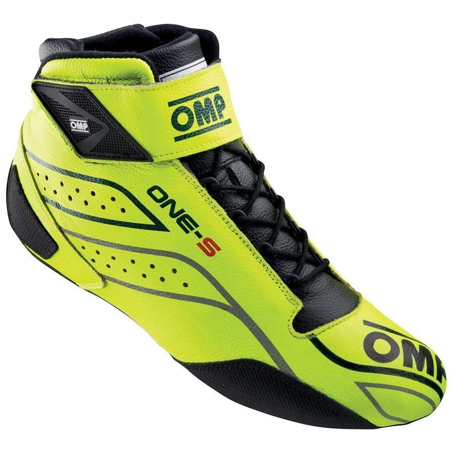 ZAPATILLAS OMP ONE-S FIA 8856-2018 AMARILLO FLUO TALLA 40 - OMP original VRM Motorsports imagen 1