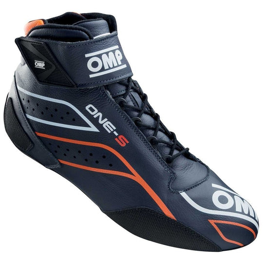 ZAPATILLAS OMP ONE-S FIA 8856-2018 AZUL MARINO / NARANJA FLUO TALLA 38 - OMP original VRM Motorsports imagen 1