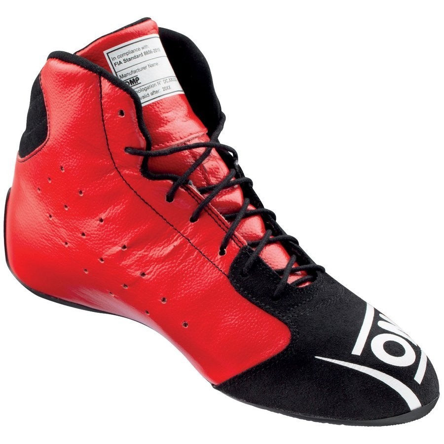 ZAPATILLAS OMP TECNICA FIA 8856-2018 NEGRO/ROJO TALLA 37 - OMP original VRM Motorsports imagen 2