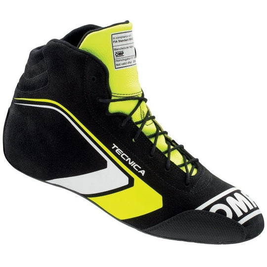 ZAPATILLAS OMP TECNICA FIA 8856-2018 NEGRO/AMARILLO FLUO TALLA 39 - OMP original VRM Motorsports imagen 1