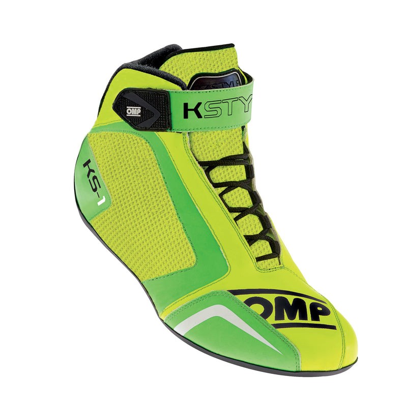 ZAPATILLAS OMP KART KS-1 AMARILLO/VERDE TALLA 43 - OMP original VRM Motorsports imagen 1