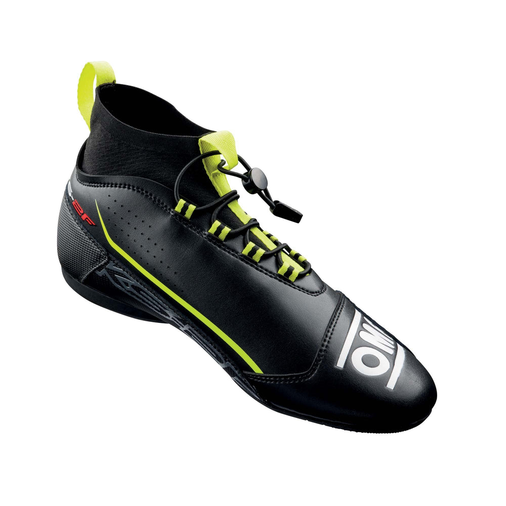 ZAPATILLAS OMP KART KS-2F NEGRO/AMARILLO FLUO TALLA 35 - OMP original VRM Motorsports imagen 2