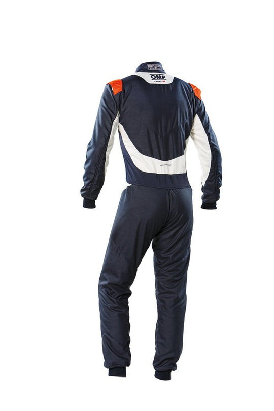 OMP TRAJE DE CARRERAS ONE-S FIA 8856-2018 AZUL MARINO / NARANJA FLUO TALLA 54 - OMP original VRM Motorsports imagen 2