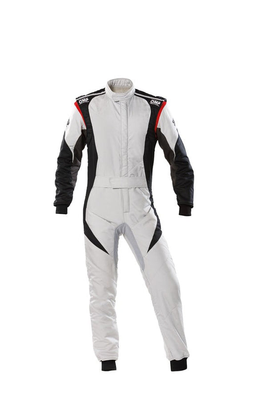TRAJE DE CARRERAS FIRST EVO FIA 8856-2018 GRIS / NEGRO TALLA 52 OMP RACING | VRM Motorsports