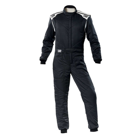 TRAJE DE CARRERAS FIRST-S FIA 8856-2018 NEGRO TALLA 48 OMP RACING | VRM Motorsports