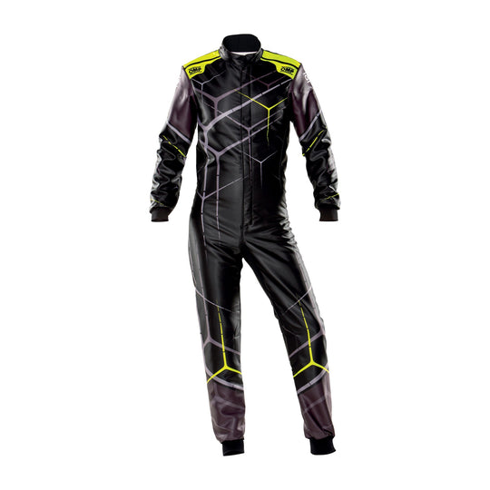OMP TRAJE DE CARRERAS KS ART KART (PARA NIÑOS) NEGRO / AMARILLO FLUO TALLA 120 (NIÑOS) - OMP original VRM Motorsports imagen 1