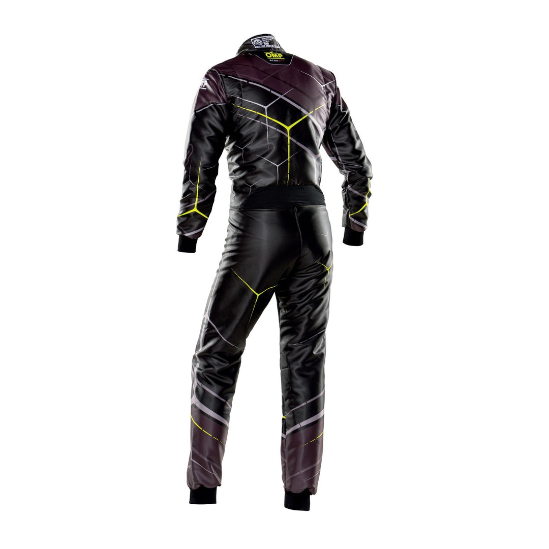 OMP TRAJE DE CARRERAS KS ART KART (PARA NIÑOS) NEGRO / AMARILLO FLUO TALLA 120 (NIÑOS) - OMP original VRM Motorsports imagen 2
