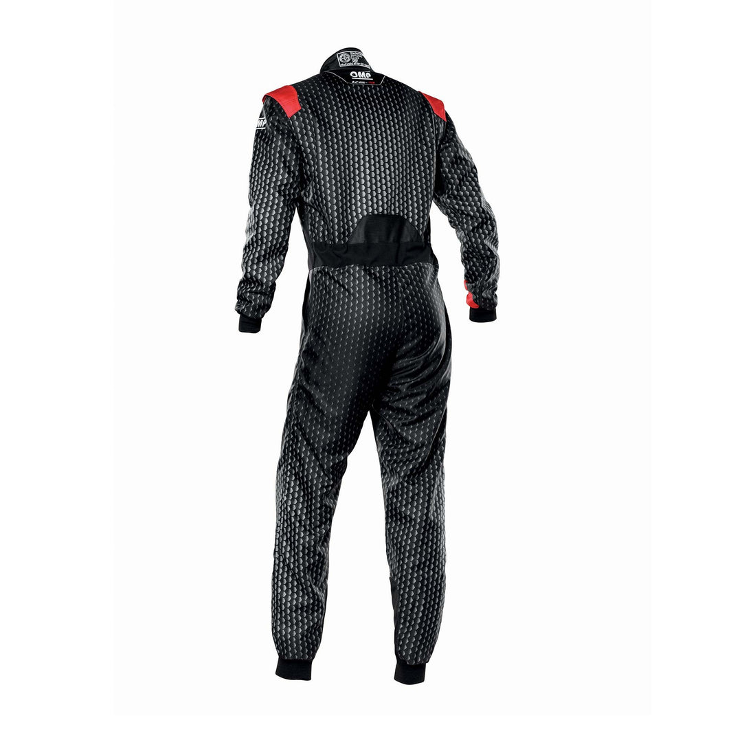 OMP TRAJE DE CARRERAS KS-3R ART KART NEGRO/ROJO TALLA 58 - OMP original VRM Motorsports imagen 2