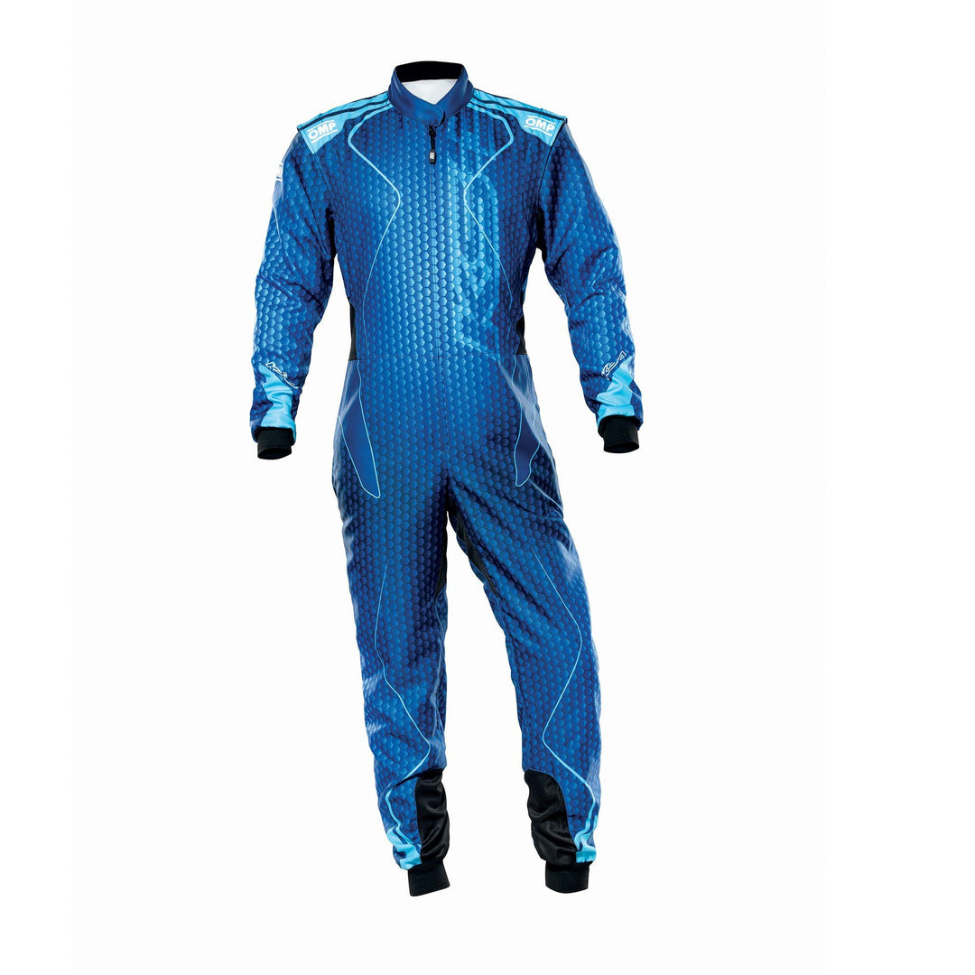 OMP TRAJE DE CARRERAS KS-3R ART KART AZUL MARINO / CIAN TALLA 58 - OMP original VRM Motorsports imagen 1