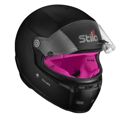 Sparco Casco Stilo St5 Cmr Negro Mate Interior Rosa Karting Talla 57 - Sparco original VRM Motorsports imagen 2