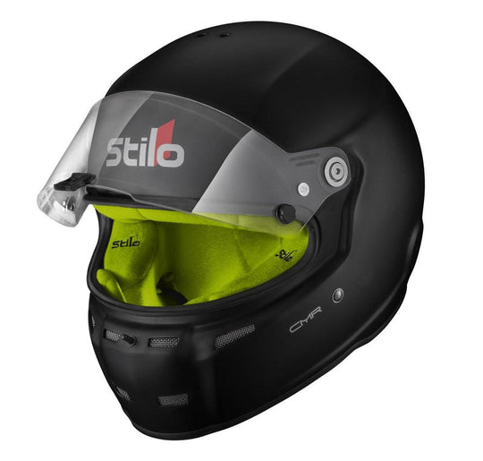 Sparco Casco Stilo St5 Cmr Negro Mate Interior Amarillo Karting Talla 55 - Sparco original VRM Motorsports imagen 4