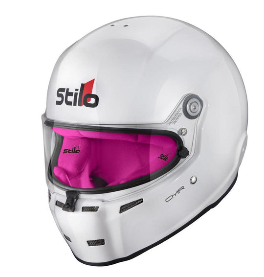 Sparco Casco Stilo St5 Cmr Blanco Interior Rosa Karting Talla 55 - Sparco original VRM Motorsports imagen 5