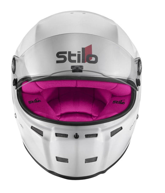 Sparco Casco Stilo St5 Cmr Blanco Interior Rosa Karting Talla 56 - Sparco original VRM Motorsports imagen 1