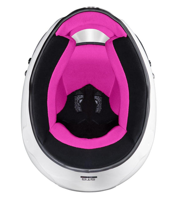 Sparco Casco Stilo St5 Cmr Blanco Interior Rosa Karting Talla 59 - Sparco original VRM Motorsports imagen 6
