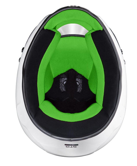 Sparco Casco Stilo St5 Cmr Blanco Interior Verde Karting Talla 57 - Sparco original VRM Motorsports imagen 6