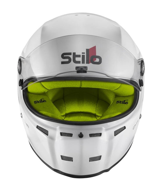 Sparco Casco Stilo St5 Cmr Blanco Interior Amarillo Karting Talla 55 - Sparco original VRM Motorsports imagen 1
