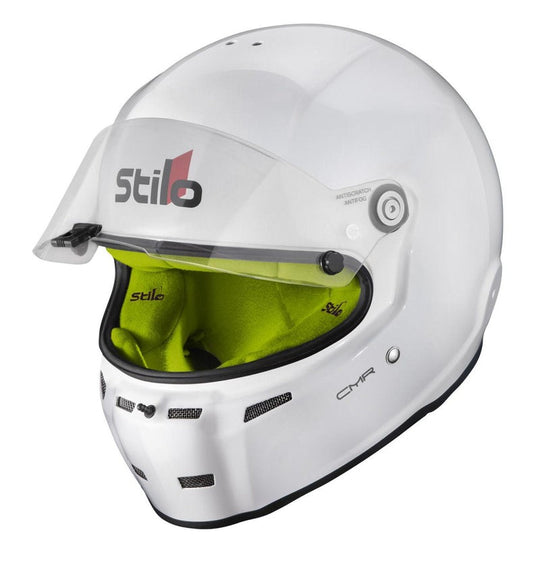 Sparco Casco Stilo St5 Cmr Blanco Interior Amarillo Karting Talla 56 - Sparco original VRM Motorsports imagen 4