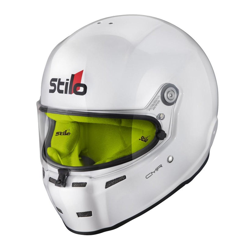 Sparco Casco Stilo St5 Cmr Blanco Interior Amarillo Karting Talla 56 - Sparco original VRM Motorsports imagen 5