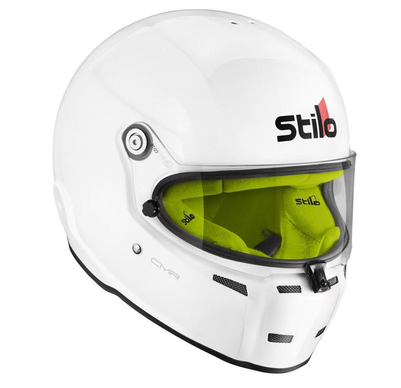 Sparco Casco Stilo St5 Cmr Blanco Interior Amarillo Karting Talla 57 - Sparco original VRM Motorsports imagen 3