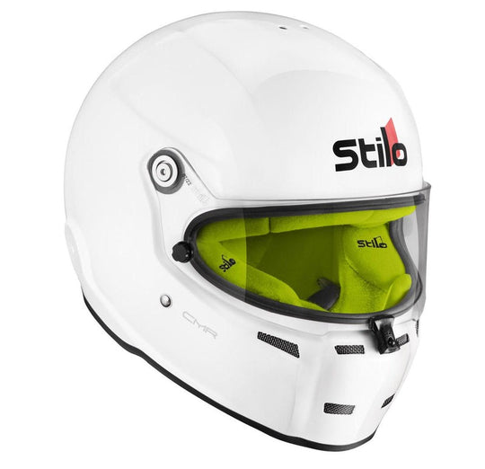 Sparco Casco Stilo St5 Cmr Blanco Interior Amarillo Karting Talla 59 - Sparco original VRM Motorsports imagen 3