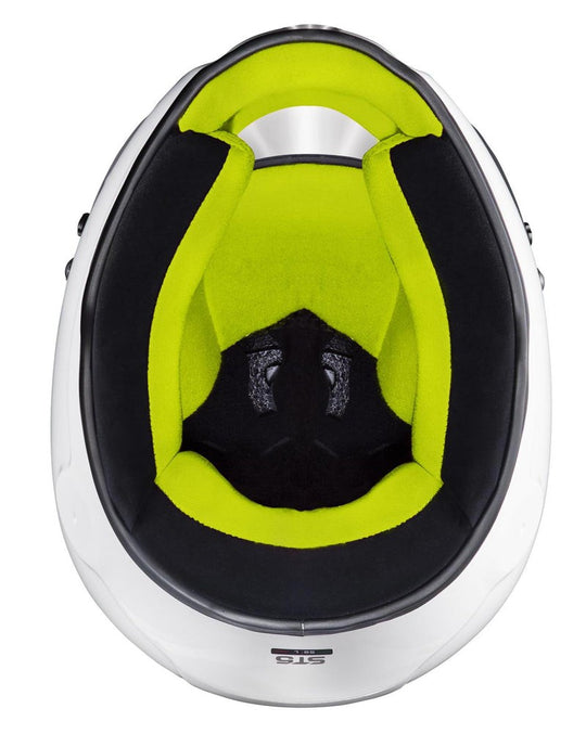 Sparco Casco Stilo St5 Cmr Blanco Interior Amarillo Karting Talla 59 - Sparco original VRM Motorsports imagen 6