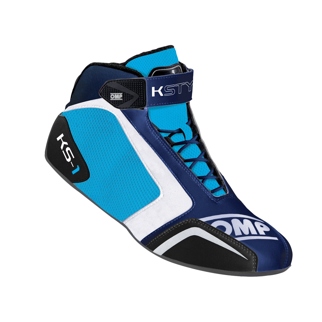 ZAPATILLAS OMP KART KS-1 AZUL MARINO / CIAN TALLA 42 - OMP original VRM Motorsports imagen 1