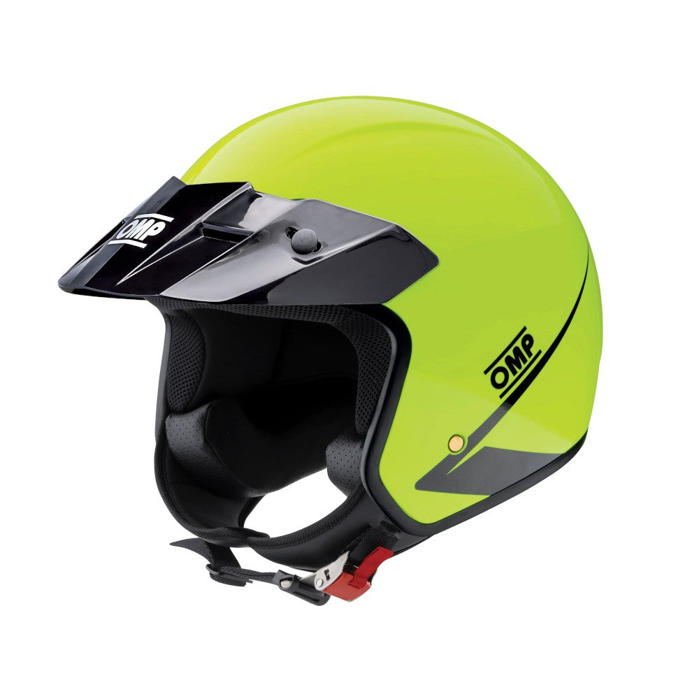 CASCO OMP STAR ECE 22.06 AMARILLO FLUO TALLA M - OMP original VRM Motorsports imagen 1