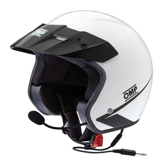 CCASCO OMP STAR CON INTECOMUNICADOR ECE 22.06 BLANCO TALLA M - OMP original VRM Motorsports imagen 1