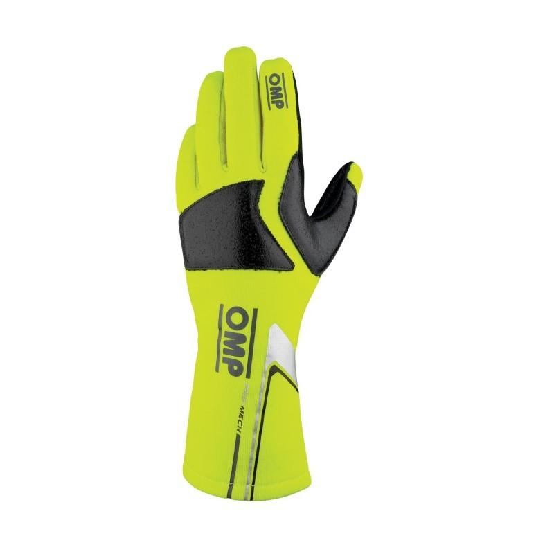 OMP GUANTES PRO MECH-S FIA 8856-2018 AMARILLO FLUO TALLA L - OMP original VRM Motorsports imagen 1