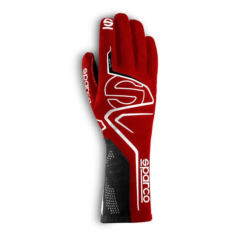 Sparco Guantes Lap FIA 8856-2018 Talla 10 Rojo/Negro - Sparco original VRM Motorsports imagen 1